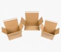 Cardboard Box AUTO 30 - Bottom folds automatically ✦ Window2Print