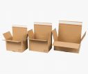 Cardboard Box AUTO 50 - Automatic bottom ✦ Window2Print