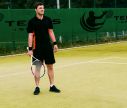 Tennis court windscreen 12 x 2 m - wind protection and advertising surface | W2P