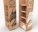 DRACO Shelf Display 60 x 40 x 150 cm - Eco print| Window2Print