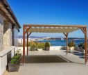  Pergola Canopy Classic beige - on the terrace - Printing house