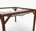 Pergola retractable waterproof canopy - adapt to the weather・ Window2Print