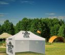 Promotional Tents Large 3 x 4,5 m with roof and walls - Perfect for a garden party - Window2Print