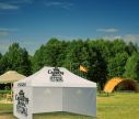 Promotional Tents Large 3 x 6 m with roof and walls - Perfect for a garden party I Window2Print