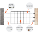 Pergola with retractable roof - assembly kit・ Window2Print