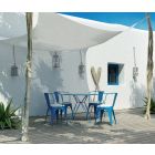 Rectangular shade sail 300 x 250 cm – waterproof – white