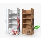Draco 60 x 40 x 150 cm - Cardboard shelves | Window2Print
