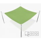 Rectangular shade sail – waterproof - green - Window2Print